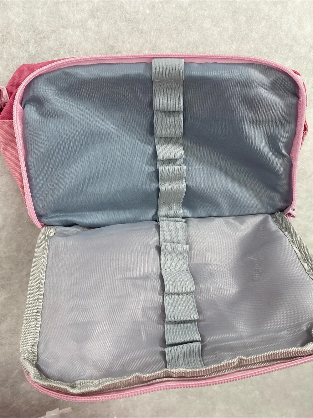 Pink Two-Tone Kids Pencil Case